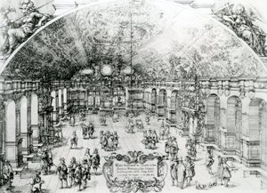 Vista del Interior del Lusthaus en Stuttgart de German School