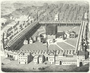Vista de la Kaaba, La Meca de German School