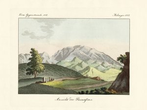 Vista del Parnaso en Grecia de German School