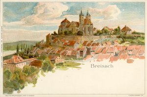 Vista de la ciudad de Breisach, Alemania