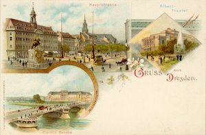 Vistas de Dresde, Alemania