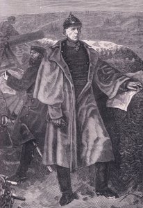 Von Moltke ante París, Historia de la guerra entre Francia y Alemania de Cassell, publicada por Cassell and Company Limited, c.1890 de German School