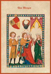 Von Wengen, copia de f.300r del Codex Manesse