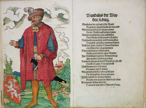 Wandalus, Rey de los Wenden, de El origen de los primeros doce antiguos reyes y príncipes de la nación alemana, 1543