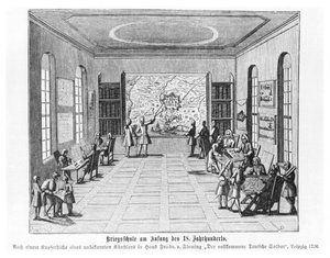Escuela de guerra, ilustración de 