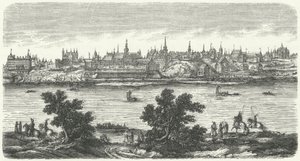 Varsovia en el siglo XVII de German School