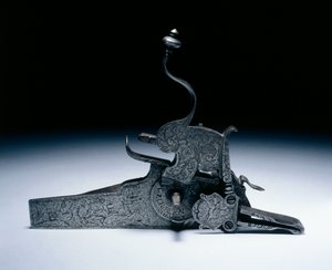 Llave de rueda de un arma de caza de German School