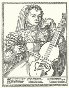 Mujer tocando un violonchelo