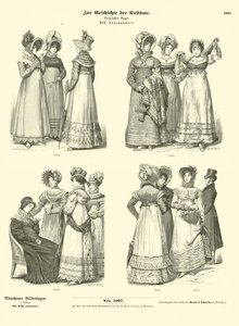 Traje de mujer, siglo XIX de German School