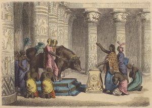 Adoración del toro Apis en el Antiguo Egipto