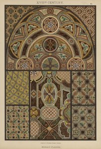 Siglo XVIII, Suelos de Mosaico de German School
