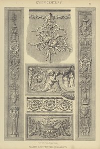Siglo XVIII, Ornamentos Plásticos y Pintados de German School