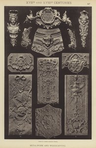 Siglos XVII y XVIII, Metalistería y Talla en Madera de German School