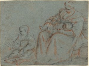 Escena doméstica de Gerolamo Bassano