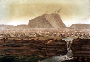 Volcán Jorullo, México de Gerolamo Fumagalli