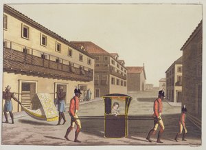 Camillas en la calle San Sebastián