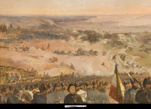 Batalla de Chernaya de Gerolamo Induno