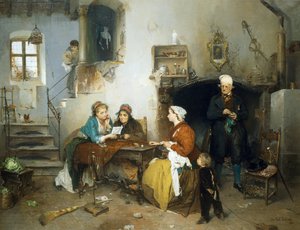 Carta del campamento de Gerolamo Induno