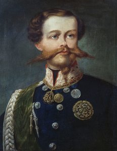 Retrato de Víctor Manuel II (1820-1878), rey de Italia, de Gerolamo Induno, óleo sobre lienzo de Gerolamo Induno
