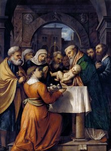 Presentación de Jesús en el Templo, 1529 de Gerolamo Romanino