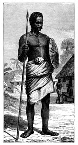 Guerrero malgache, siglo XIX de Gerome Staal