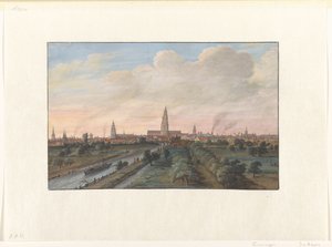 Vista de la ciudad de Groningen
