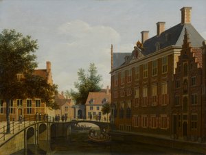 El Oude Zijds Herenlogement (Hotel de Caballeros) en Ámsterdam de Gerrit Berckheyde