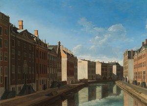 Vista de la curva de oro en el Herengracht
Vista de la curva de oro en el Herengracht desde el este de Gerrit Berckheyde