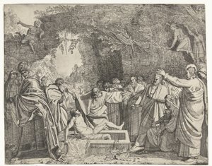 Resurrección de Lázaro de Gerrit Bleker