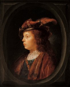Jefe de un joven de Gerrit Dou