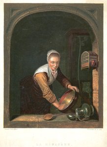 La Menagere, c1630-1670 de Gerrit Dou