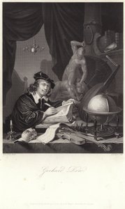 Retrato de Gerrit Dou de Gerrit Dou
