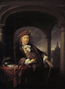 Autorretrato a los cincuenta años de Gerrit Dou
