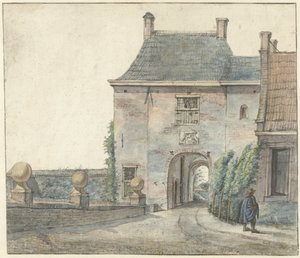 La puerta del castillo de Heemstede de Gerrit Lamberts
