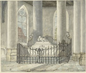 Monumento funerario de Catharina Alida van der Dussen, en una iglesia de Culemborg de Gerrit Lamberts