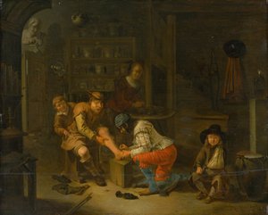 En la botica, 1656