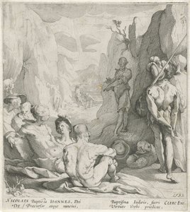 Predicación de Juan el Bautista de Gerrit Pietersz. Sweelink