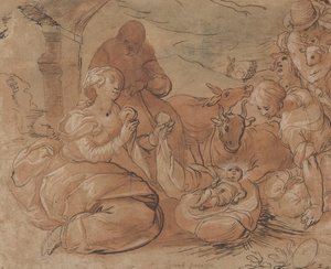 La Adoración de los Pastores de Gerrit Pietersz Sweelink