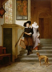 Frans Hals (1580-1666) y su esposa Lysbeth Reyniersdr