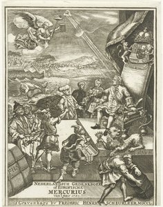 Portada del Mercury europeo de 1750 de Gerrit Sibersma (possibly)