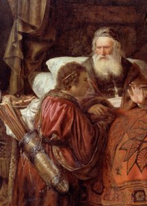 Isaac bendiciendo a Jacob de Gerrit Willemsz. Horst