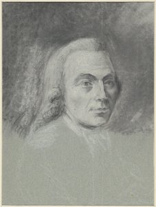 Autorretrato de Gerrit Zegelaar, con peluca de Gerrit Zegelaar