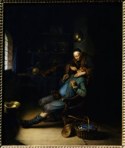 El sacamuelas de Gerrit Dou