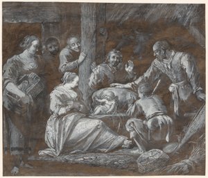 La adoración de los pastores de Gerrit van Battem