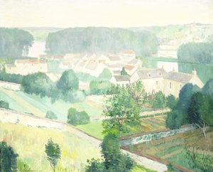 El pueblo de Sannois de Gerrit van Blaaderen