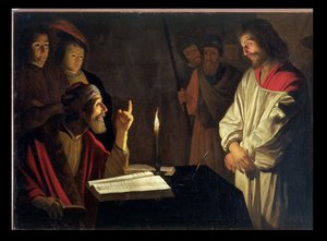 Cristo Ante Caifás de Gerrit van Honthorst