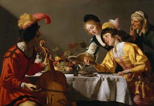 Concierto, ca 1627 de Gerrit van Honthorst