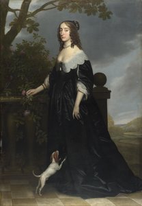 Retrato de Elizabeth Stuart (1596-1662), Reina de Bohemia, esposa del Elector Palatino Federico V e hija de Jacobo I, 1642