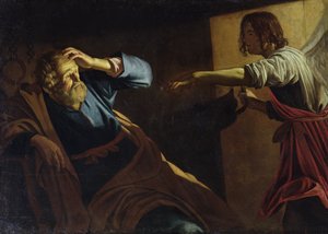 San Pedro Liberado de la Prisión de Gerrit van Honthorst