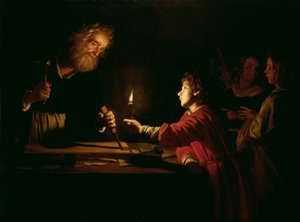 La infancia de Cristo, c.1620 de Gerrit van Honthorst